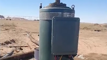 400HP VHS Motor Working at Customer's Site in Saudi Arabia