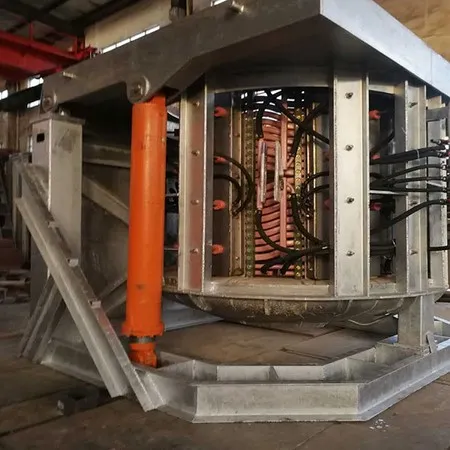 40T Medium Frequency Induction Melting Furnace