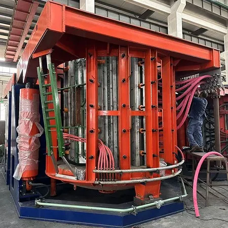 90T Medium Frequency Induction Melting Furnace 